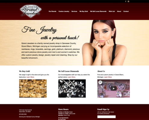 Grand Jewelers Grand Blanc home pae