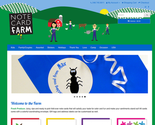 Notecard Farm Feature