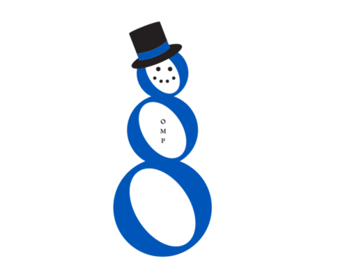 Olsman Law snowman illustration made from stacked Os