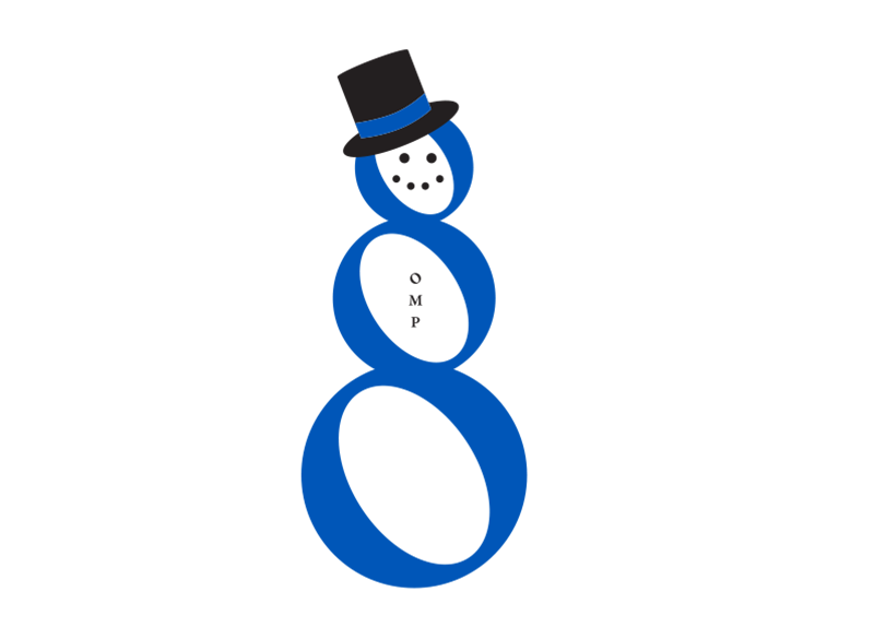 Olsman Law snowman illustration made from stacked Os
